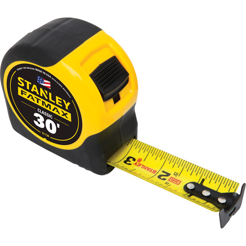 Ruban &agrave; mesurer classique FatMax, 1-1/4" x 30', Marques de goujon Imp&eacute;rial St. Lawrence Industrial & Safety Supply
