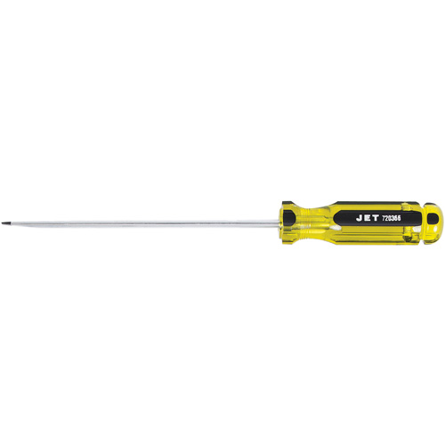 Tournevis &agrave; fentes avec manche g&eacute;ante SDS-6R, Tige de 3/16", Ronde, Prise en Plastique St. Lawrence Industrial & Safety Supply