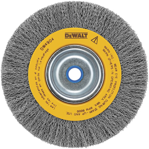 Brosse &agrave; fils torsad&eacute;s d&eacute;tabli, 6" dia., Fils 0,014", Arbre 5/8" - 1/2" St. Lawrence Industrial & Safety Supply