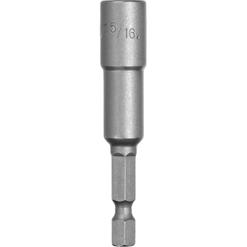 Nut Driver, 5/16" Tip, 1/4" Drive, 2-9/16" L, Magnetic St. Lawrence Industrial & Safety Supply