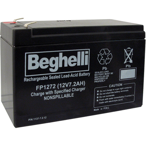 Blocs-piles scell&eacute;s au plomb-acide, 12 V, 7,2 Ah St. Lawrence Industrial & Safety Supply