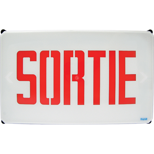 Aqua NEMA 4x Sortie Signs, LED, Hardwired, French St. Lawrence Industrial & Safety Supply