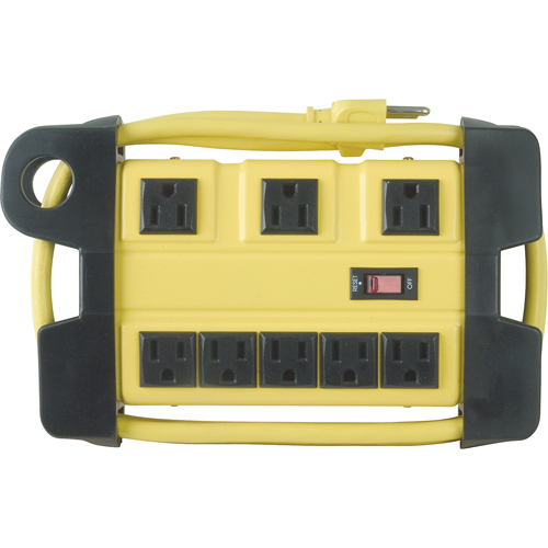 Bloc d'alimentation pour atelier, 8 Prise(s), 6', 15 A, 1875 W, 125 V St. Lawrence Industrial & Safety Supply