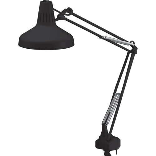 LAMPES DE TRAVAIL COMBIN&eacute;ES ROBUSTES, 22/60 W, Fluorescent/Incandescente, Col 45", Noir St. Lawrence Industrial & Safety Supply