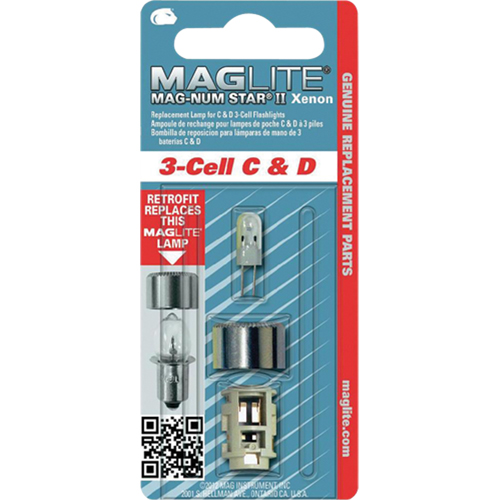 Ampoule de rechange pour lampe de poche &agrave; 3 piles C & D St. Lawrence Industrial & Safety Supply