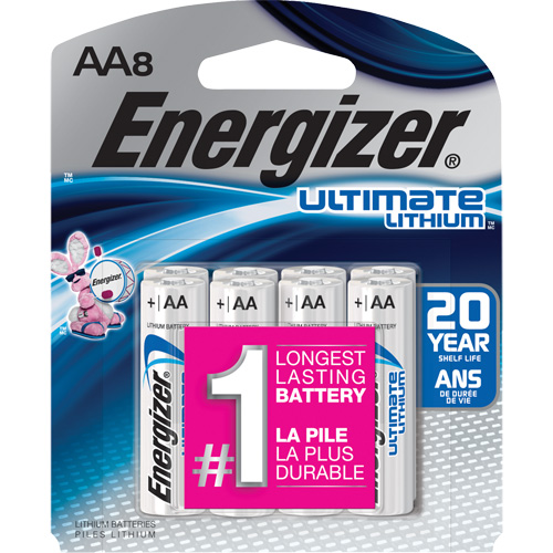 Batteries au lithium Ultimate, AA, 1,5 V St. Lawrence Industrial & Safety Supply