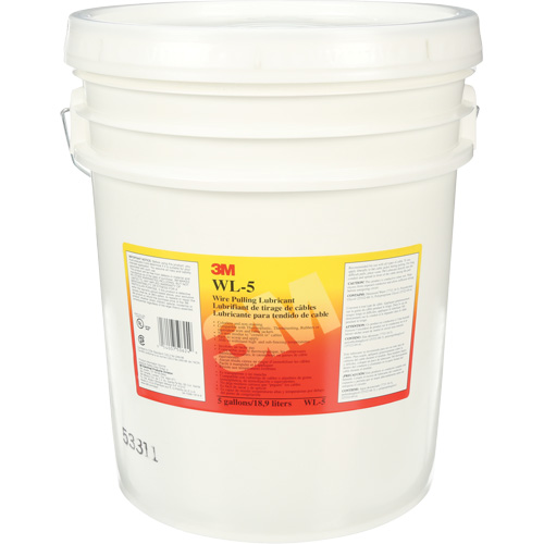 Lubrifiant pour tirage de c&acirc;bles, Seau St. Lawrence Industrial & Safety Supply