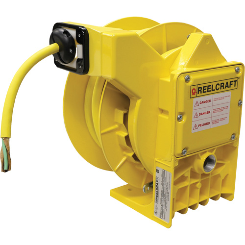 NM400 Heavy Duty Power Cord Reel, 50', SOW, 16 Gauge, 9 A St. Lawrence Industrial & Safety Supply