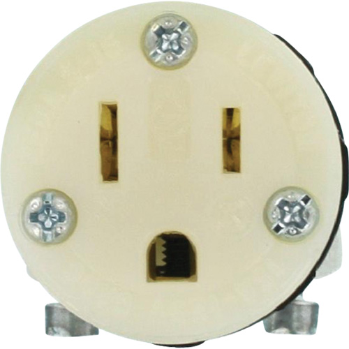 Hospital Grade Extension Plug Connector, 5-15R, Nylon St. Lawrence Industrial & Safety Supply