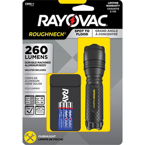 Tactical Spot-to-Flood Flashlight, LED, 320 Lumens, AAA Batteries St. Lawrence Industrial & Safety Supply