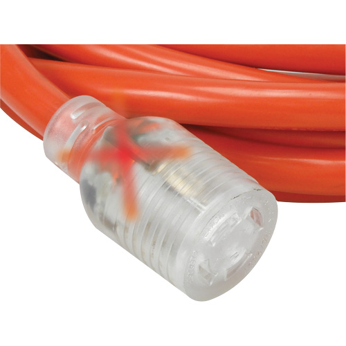Rallonge pour g&eacute;n&eacute;ratrice &agrave; quatre prises, Ext&eacute;rieur, AWG 10, 30 A, 4 prise(s), 25' St. Lawrence Industrial & Safety Supply