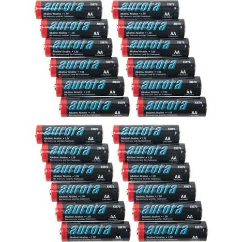Alkaline Batteries, AA, 1.5 V St. Lawrence Industrial & Safety Supply