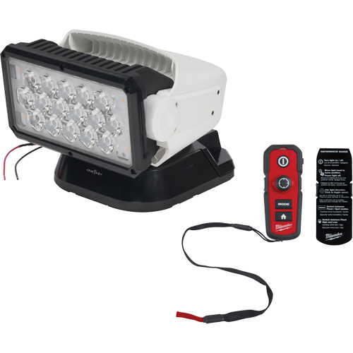 Projecteur orientable polyvalent &agrave; t&eacute;l&eacute;commande, DEL, 4250 lumens St. Lawrence Industrial & Safety Supply