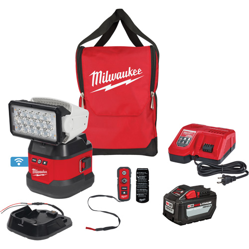 Utility Remote Control Search Light Kit, LED, 4250 Lumens St. Lawrence Industrial & Safety Supply