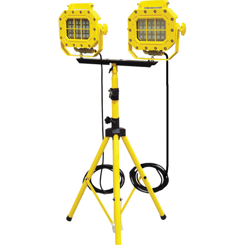 Diffuseur anti-d&eacute;flagration avec tr&eacute;pied, DEL, 40 W, 5600 lumens, Boîtier en Aluminium St. Lawrence Industrial & Safety Supply