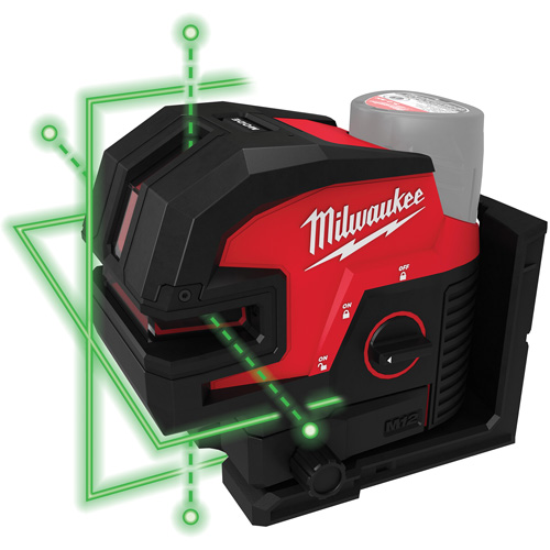 M12 Green Cross Line & 4-Points Laser St. Lawrence Industrial & Safety Supply