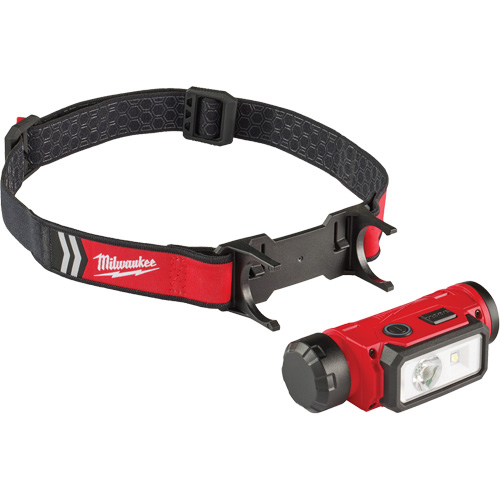 Lampe frontale pour casque de s&eacute;curit&eacute; USB REDLITHIUM, DEL, 600 lumens, 5 hres de fonctionnement, piles Rechargeable St. Lawrence Industrial & Safety Supply