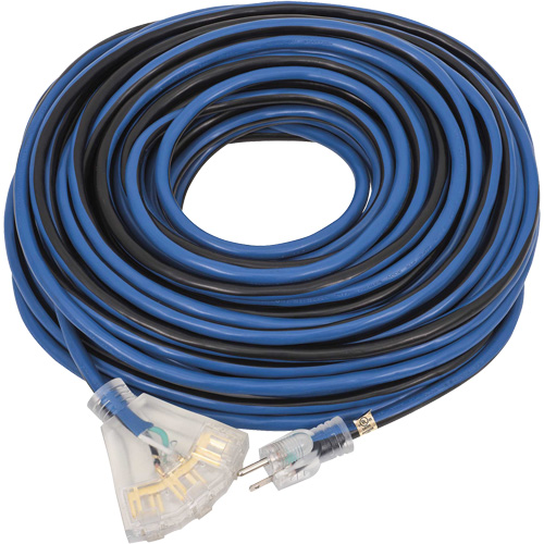 JLEC-12100 Contractor Grade Extension Cord, Indoor/Outdoor, SJTOW, 12 AWG, 15 A, 100' St. Lawrence Industrial & Safety Supply
