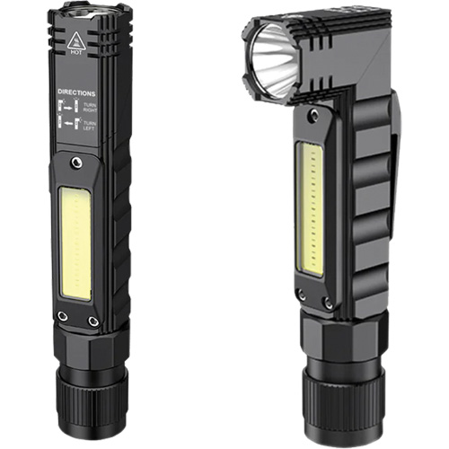 Baladeuse multifonctionnelle, DEL, 500 lumens, Piles Rechargeable St. Lawrence Industrial & Safety Supply