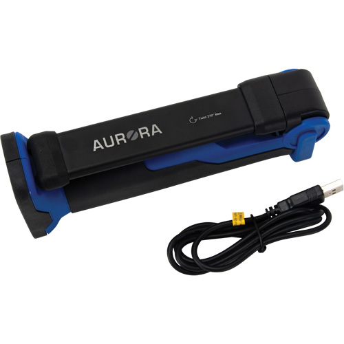 Baladeuse pliante/torsad&eacute;e, Magn&eacute;tique, Rechargeable, 350 lumens St. Lawrence Industrial & Safety Supply