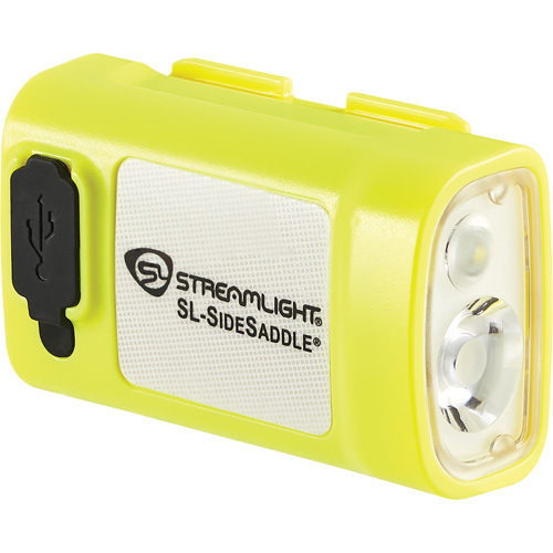 Lampe de casque SL-SIDESADDLE USB pour casques et casques de s&eacute;curit&eacute;, DEL, 350/320/400 lumens, 6,25/7/5 hres de fonctionnement, piles Rechargeable St. Lawrence Industrial & Safety Supply