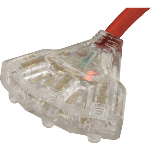 Rallonge pour g&eacute;n&eacute;ratrice avec triple fiche, STW, AWG 10, 3 prise(s), 25' St. Lawrence Industrial & Safety Supply