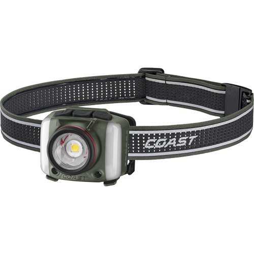 Lampe frontale FL97R &agrave; trois couleurs avec syst&egrave;me Twist Focus et commande vocale, DEL, 830 lumens, 2 hres de fonctionnement, piles Rechargeable St. Lawrence Industrial & Safety Supply