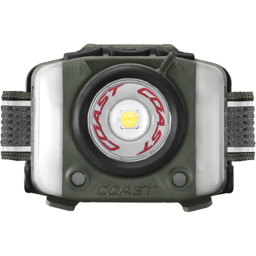 Lampe frontale FL97R &agrave; trois couleurs avec syst&egrave;me Twist Focus et commande vocale, DEL, 830 lumens, 2 hres de fonctionnement, piles Rechargeable St. Lawrence Industrial & Safety Supply