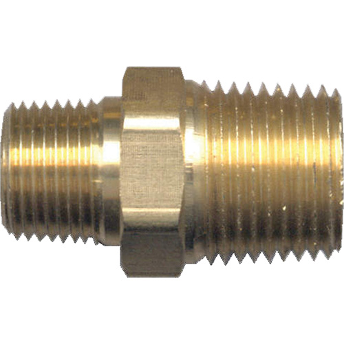 Mamelon de r&eacute;duction hexagonal, Laiton, 1/2" x 3/8", NPT x NPT St. Lawrence Industrial & Safety Supply