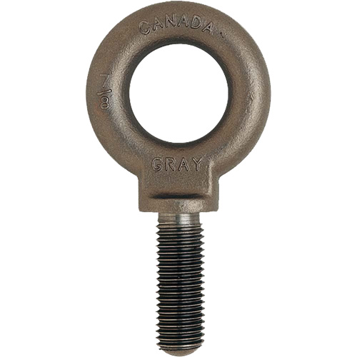 Eye Bolt, 3/4" Dia., 1" L, Uncoated Natural Finish, 650 lbs. (0.325 tons) Capacity St. Lawrence Industrial & Safety Supply