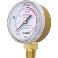 Manom&egrave;tres,  1-1/2", 0 - 100 psi, Fixation inf&eacute;rieure, Analogique St. Lawrence Industrial & Safety Supply