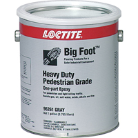 Rev&ecirc;tement antid&eacute;rapant robuste pour plancher Big Foot de calibre pi&eacute;ton, 1 gal., &eacute;poxy, Gris St. Lawrence Industrial & Safety Supply