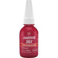 Compos&eacute; de blocage 263 s&eacute;chage rapide, Rouge, &eacute;lev&eacute;, 10 ml, Bouteille St. Lawrence Industrial & Safety Supply