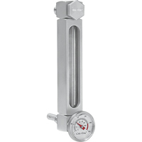 Indicateur de niveau &agrave; liquide en Aluminium, Filet&eacute;, 5" lo, 205°F (96,11° C) St. Lawrence Industrial & Safety Supply
