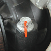 P&acirc;te indicatrice inviolable Cross-Check Torque Seal, 1 liq. oz., Tube, Orange St. Lawrence Industrial & Safety Supply