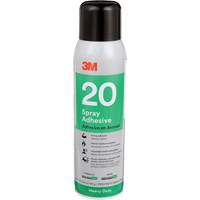 20 Heavy Duty Spray Adhesive, Clear, Aerosol Can St. Lawrence Industrial & Safety Supply