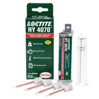 Adh&eacute;sif hybride pour r&eacute;parations structurales HY 4070, Deux composants, Cartouche double, 11 g, Blanc cass&eacute; St. Lawrence Industrial & Safety Supply