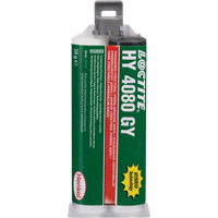 HY 4080 GY Structural Repair Hybrid Adhesive, Two-Part, Dual Cartridge, 50 g, Grey St. Lawrence Industrial & Safety Supply