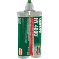 Adh&eacute;sif hybride pour r&eacute;parations structurales HY 4090, Deux composants, Cartouche double, 400 g, Blanc cass&eacute; St. Lawrence Industrial & Safety Supply