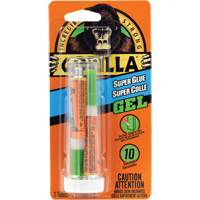 Colle cyanoacrylate en gel, 2 x 3 g, Tube, Transparent St. Lawrence Industrial & Safety Supply