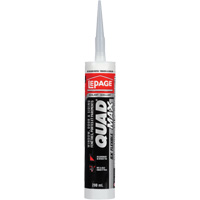 Scellant pour parements & fen&ecirc;tres Quad Max, 280 ml, Tube, Blanc cass&eacute; St. Lawrence Industrial & Safety Supply