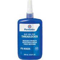 Adh&eacute;sif frein-filet, Bleu, Moyen, 250 ml, Bouteille St. Lawrence Industrial & Safety Supply