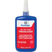Adh&eacute;sif frein-filet pour temp&eacute;ratures &eacute;lev&eacute;es, Rouge, &eacute;lev&eacute;, 250 ml, Bouteille St. Lawrence Industrial & Safety Supply