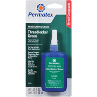 Adh&eacute;sif frein-filet p&eacute;n&eacute;trant, Vert, Basse, 36 ml, Bouteille St. Lawrence Industrial & Safety Supply