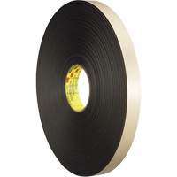 Double-Coated Foam Tape, 66 m (216') L x 12.7 mm (1/2") W, 31 mils, Polyethylene St. Lawrence Industrial & Safety Supply