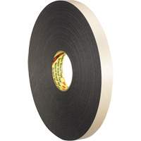 Double-Coated Foam Tape, 33 m (108') L x 12.7 mm (1/2") W, 62 mils, Polyethylene St. Lawrence Industrial & Safety Supply