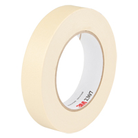 2307 Masking Tape, 24 mm (1") x 55 m (180'), Tan St. Lawrence Industrial & Safety Supply