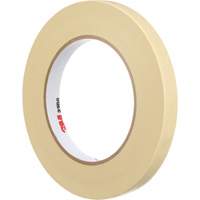 Masking Tape, 12 mm (1/2") x 55 m (180'), Beige St. Lawrence Industrial & Safety Supply