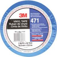 Ruban en vinyle 471, 50,8 mm (2") la x 32,9 m (108') lo, 5,2 mils, Bleu St. Lawrence Industrial & Safety Supply