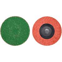 Disque de toile &agrave; changement rapide Zirc Plus, 2" dia., Grain 120, Alumine de zirconium St. Lawrence Industrial & Safety Supply